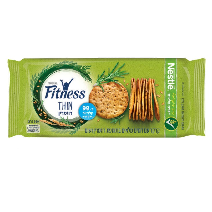 Fitness קרקרים תבלינים (5 יח')