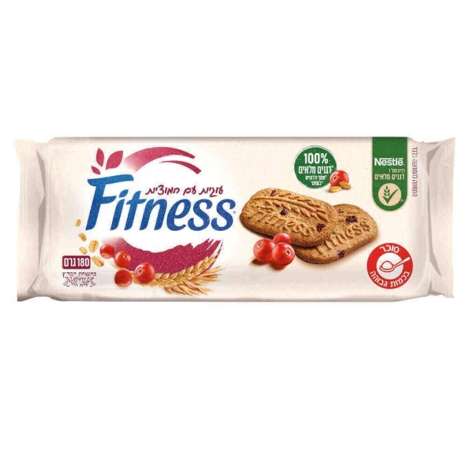 Fitness קרקרים פירות (5 יח')